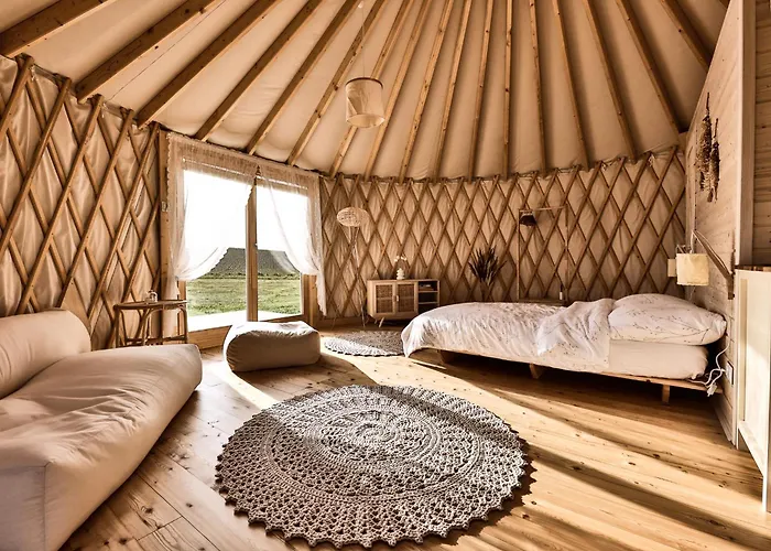 Dolina Jurt Glamping Gizycko Luxusní stan